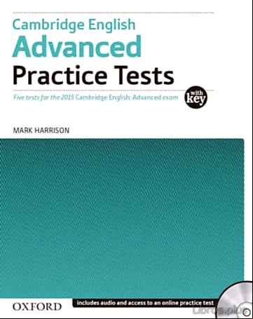 Descargar ebook CAMBRIDGE ENGLISH: ADVANCED PRACTICE TESTS WITH KEY & AUDIO CD