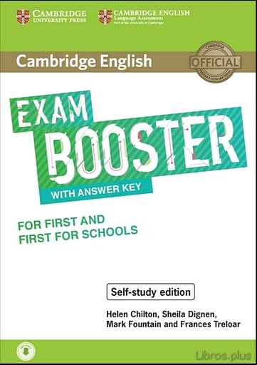 Descargar gratis ebook CAMBRIDGE ENGLISH EXAM BOOSTER WITH ANSWER KEY FOR FIRST AND FIRST FOR SCHOOL en epub