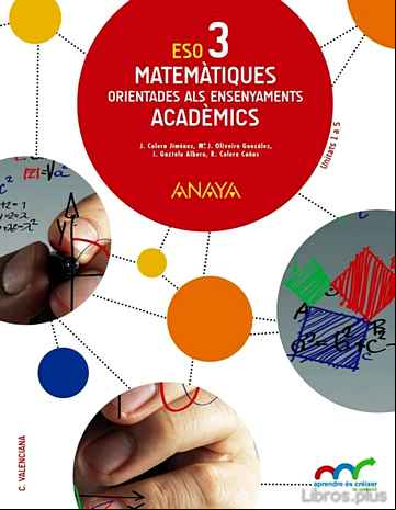 Descargar ebook MATEMÀTIQUES ORIENTADES ALS ENSENYAMENTS ACADÈMICS 3º ESO COMUNIDAD VALENCIANA